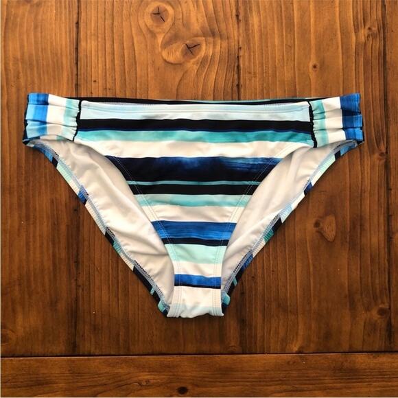 NWOT La Blanca Meridian Side Shirred Hipster Bottoms - Sz. 12 - Picture 2 of 6